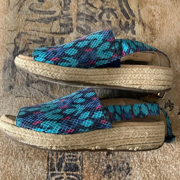 Naturalizer N5 woman’s comfort snakeskin pattern size 7.5 sandals - Picture 10 of 11